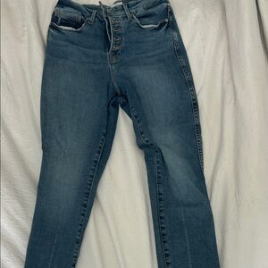 Good American High Rise Blue Jeans